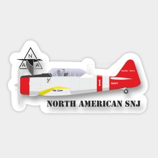 North American SNJ Sticker